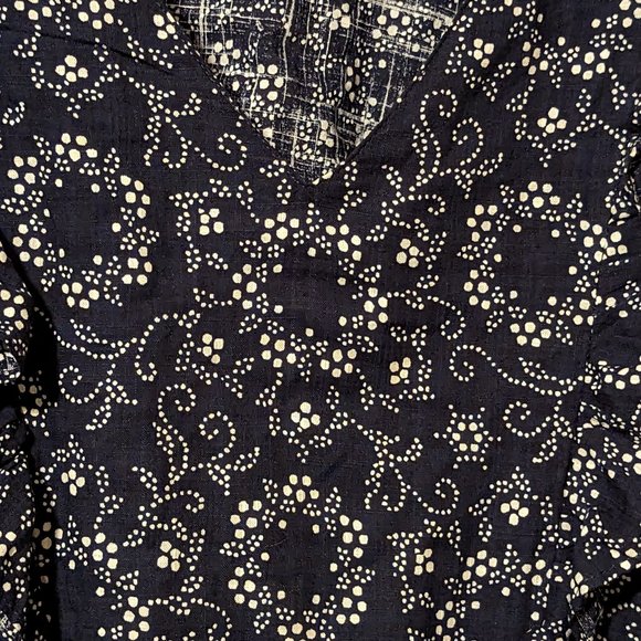 ANA Peplum V Neck Ruffle Top XL - Picture 11 of 14